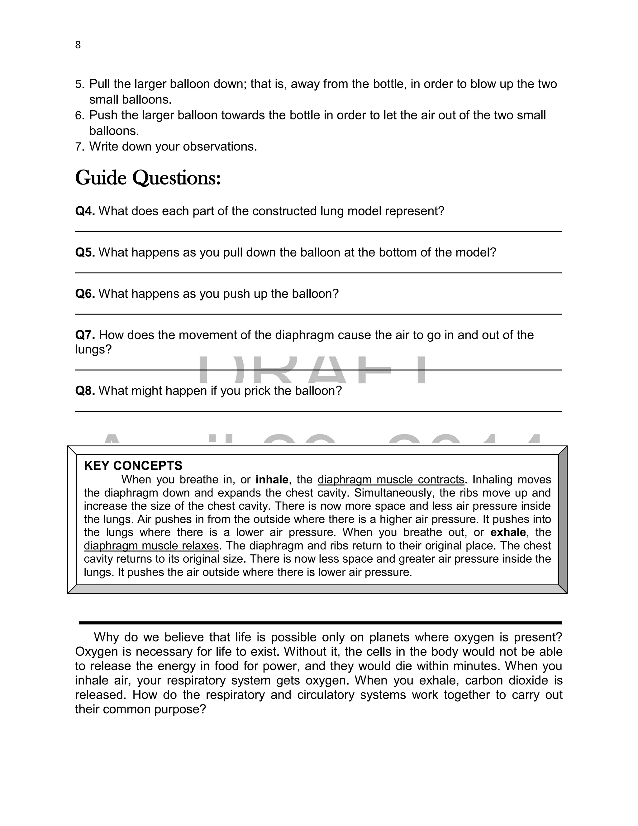 Grade 9 Learning Module in Science - Complete | PDF | Lung and ...