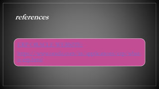 references
ERP ORACLE WEBSITE:
https://www.oracle.com/in/applications/erp/what-
is-erp.html
 