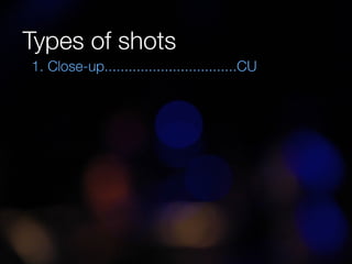 Types of Shots