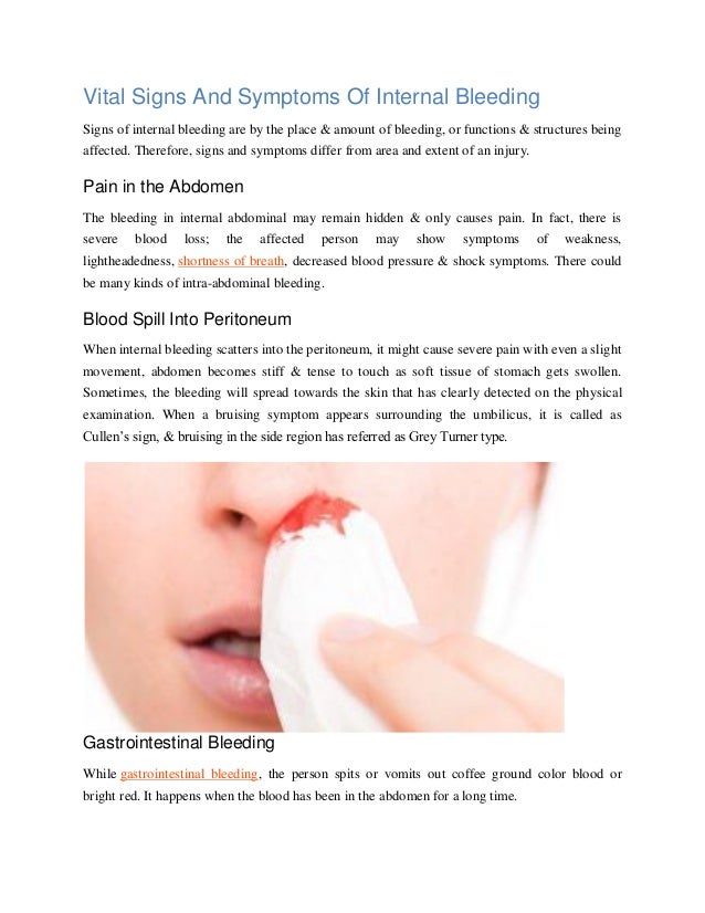 9 signs and symptoms of internal bleedingpdf