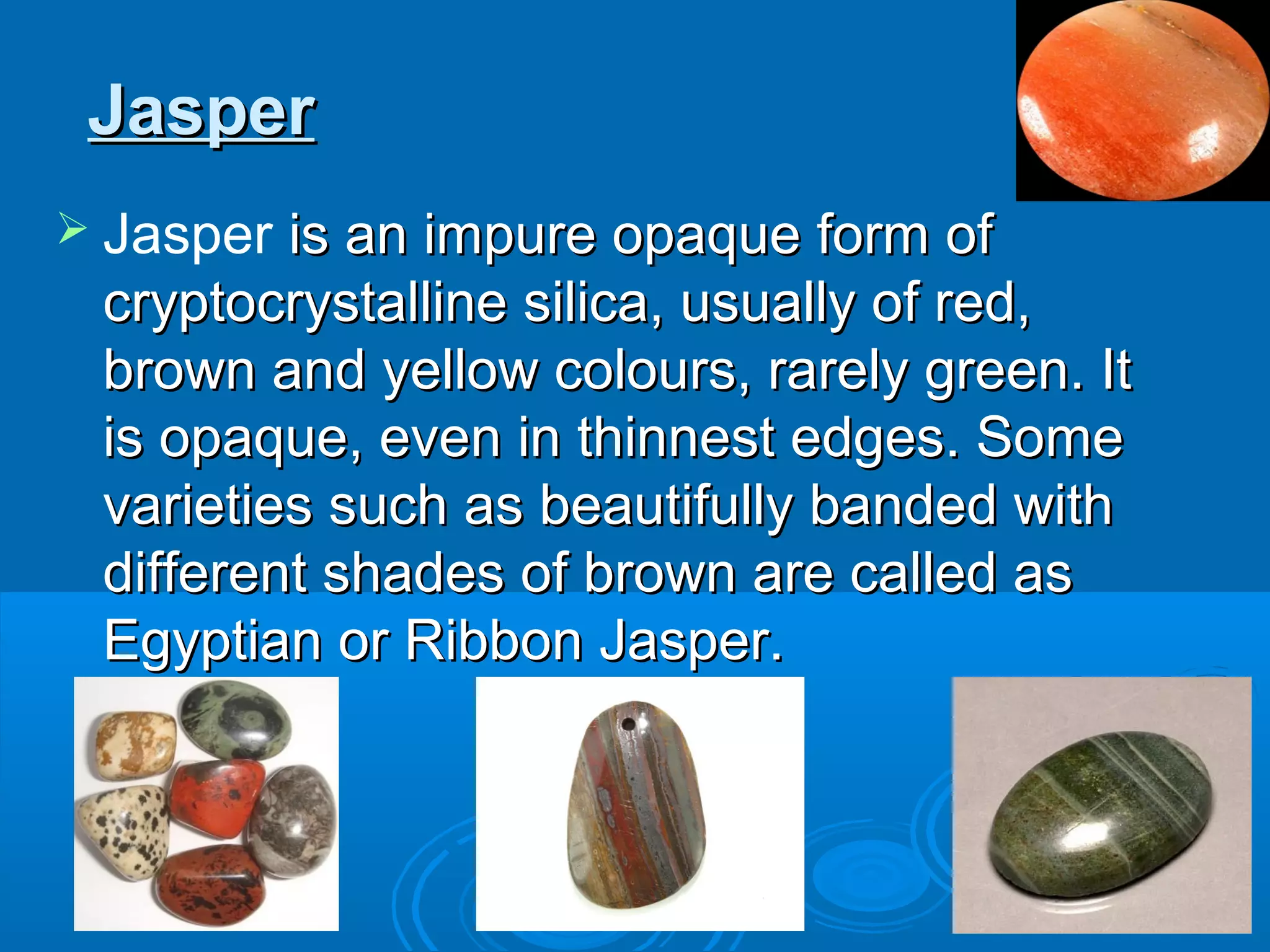 silica group of gemstones | PPT
