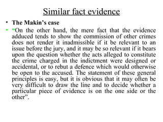 (9) similar fact evidence | PPT