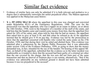 (9) similar fact evidence Slide 12