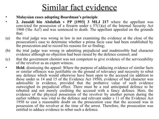 (9) similar fact evidence Slide 19