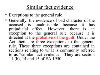 (9) similar fact evidence Slide 7