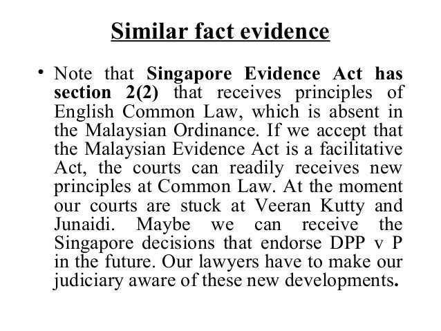 evidence act 1906