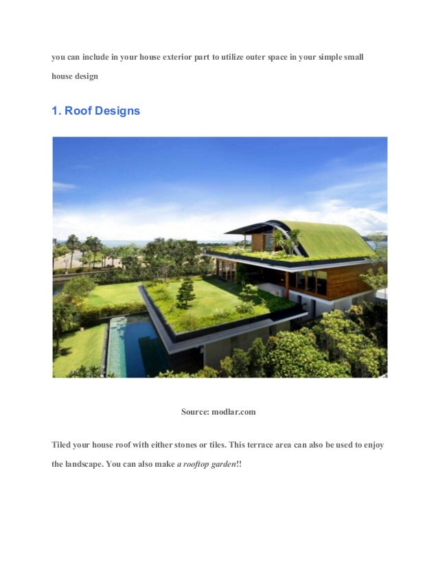 9 Simple Small House Designs Guidelines On Types Exterior Amp Inte
