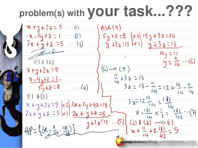 Sistem Persamaan (Digital Blackboard)