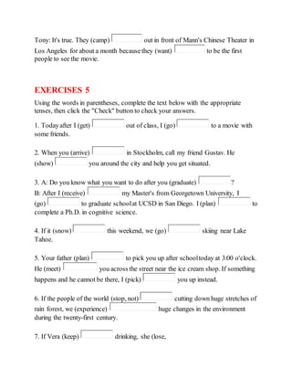 Cung cấp giáo viên nước ngoài - 12 tenses in English - Part 4 | DOCX