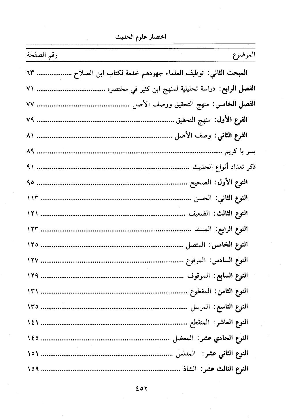 اختصار علوم الحديث بتحقيق ماهر الفحل 