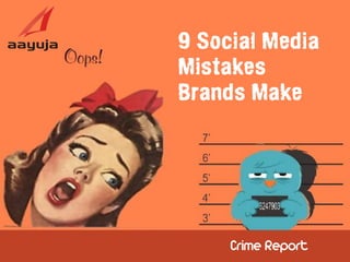 Power Map 
Time 
9 Social Media 
Mistakes 
Brands Make 
Crime Report 
 