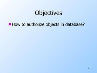 Sql Authorization | PPT