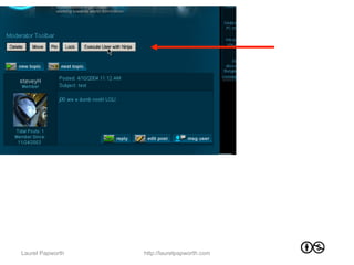 Laurel Papworth   http://laurelpapworth.com
 