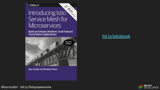 @burrsutter - bit.ly/9stepsawesome
bit.ly/istiobook
 