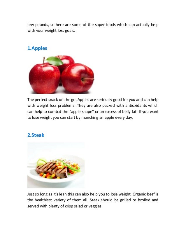 Foods That Can Help In Weight Loss