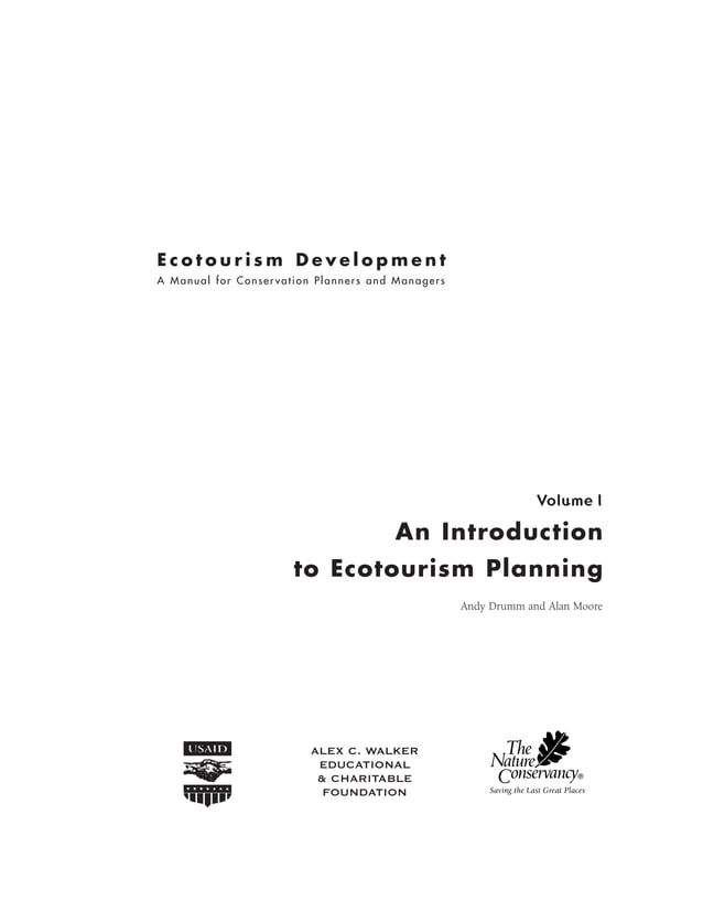 ecotourism business plan pdf