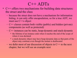 Abstract data types | PPT