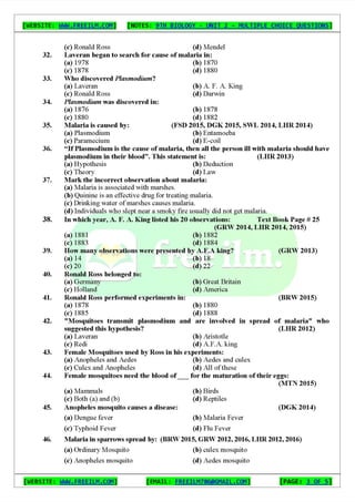 9th Bio Ch2 MCQ's.pdf class biology class 9th | PDF