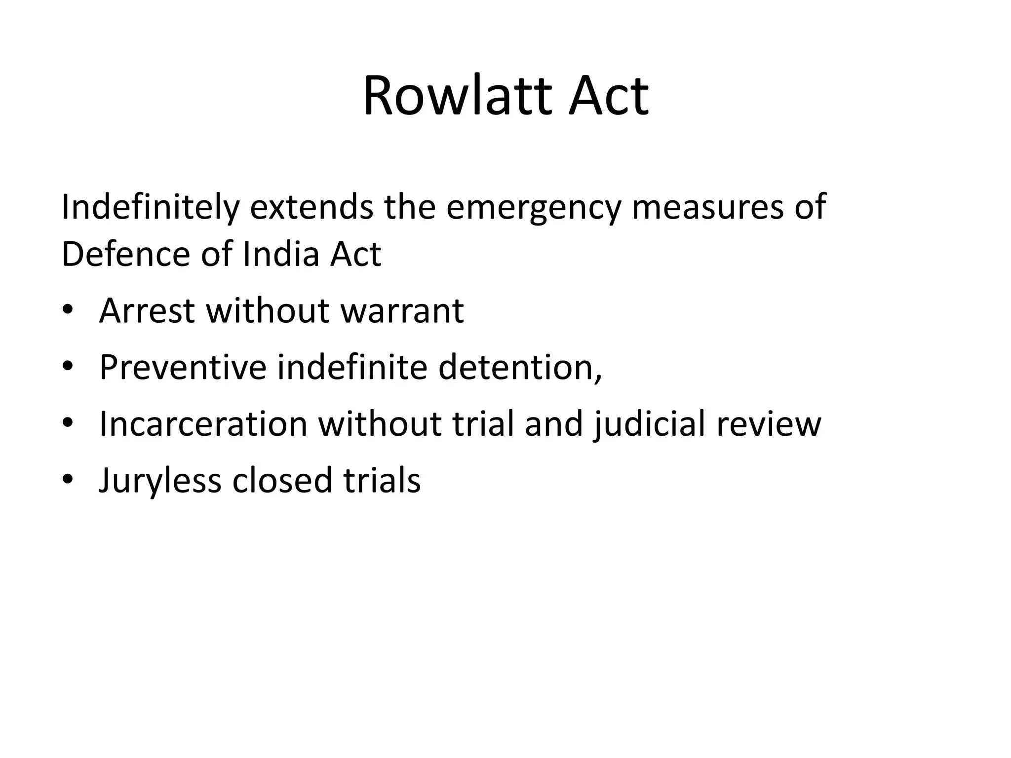 9 The Raj Rowlatt, Amritsar and Non Cooperation | PPTX