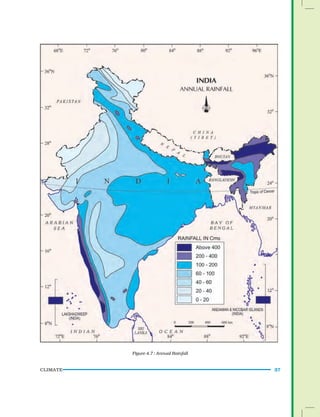 CLIMATE 37
Figure 4.7 : Annual Rainfall
 