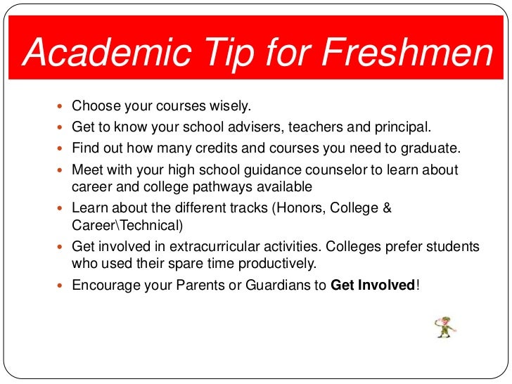 advice for freshmen