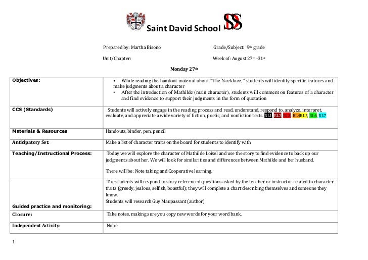 9th grade short story unit