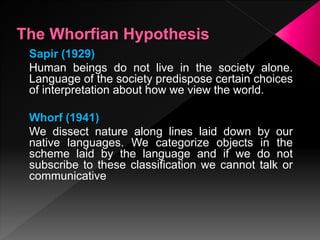 language and culture | PPTX