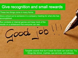 9 things that motivate employees more than money | PDF
