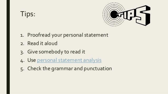 Things To Put In A Personal Statement things to put in a personal statement