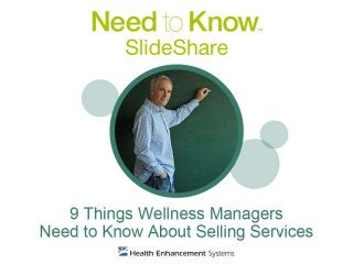 Being a wellness manager of a worksite wellness program is just like
being in sales -- the better you become at promoting and marketing, the
higher your success rate will be. This guideline offers tips to help sell
worksite wellness to your organization.
 