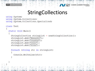 StringCollections