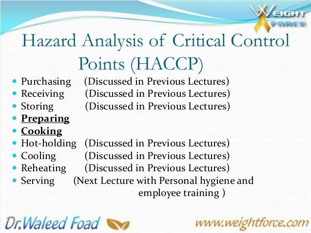 Control Of Food Preparation Public Health Control Of Food Preparation Public Health