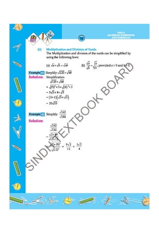 9th Maths STBB Sindh Text Book board for study | PDF