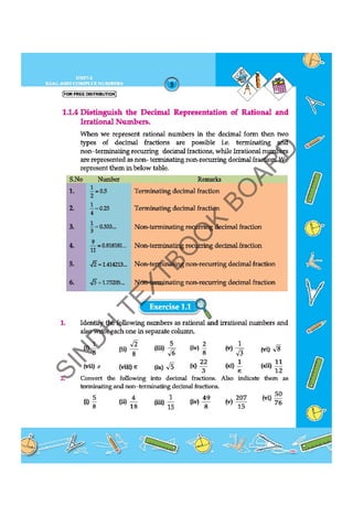 9th Maths STBB Sindh Text Book board for study | PDF