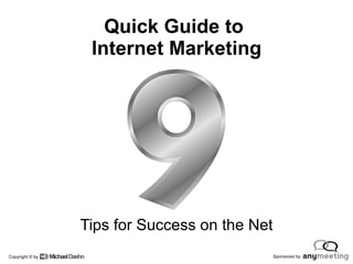 Quick Guide to  Internet Marketing Tips for Success on the Net 