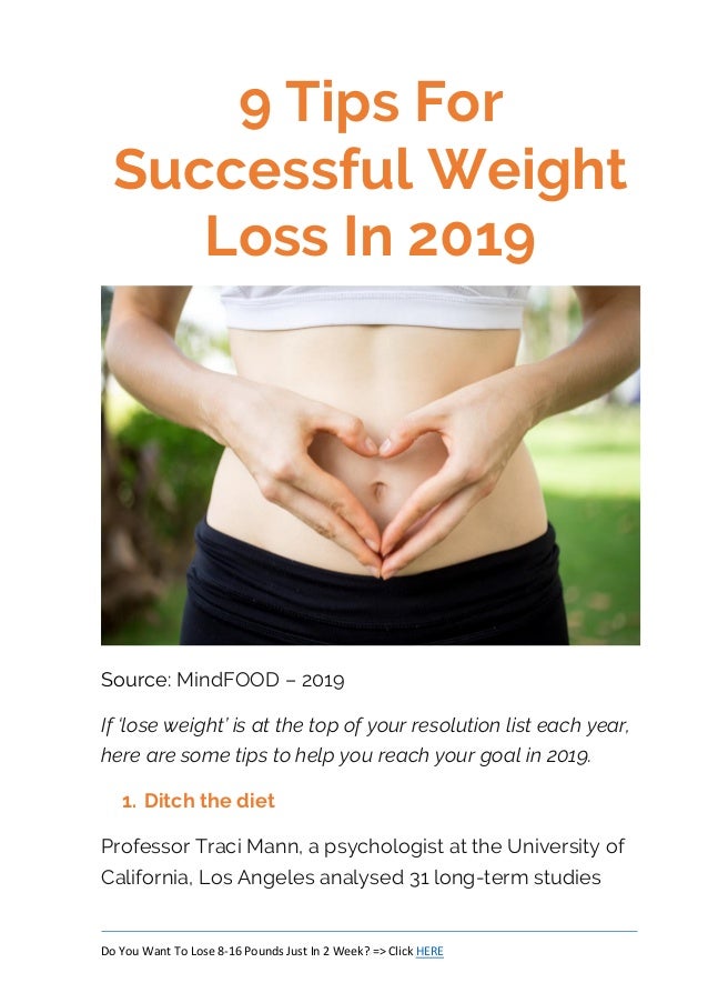 best diet for weight loss 2019