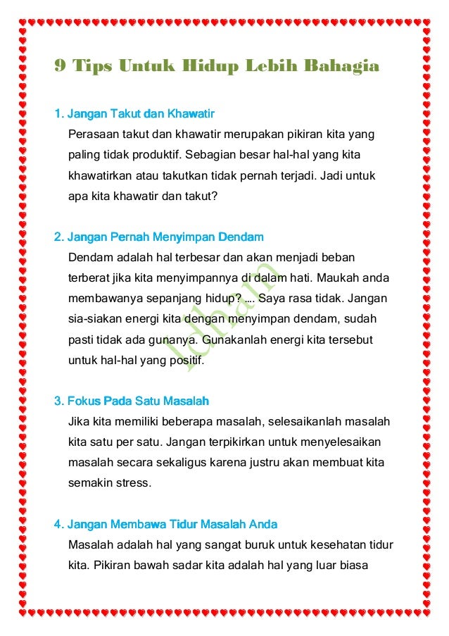 Ketahui Cara Hendak Hidup Bahagia Dan Tenang Wansite
