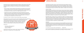 70
9to5 Seating products are manufactured with meticulous attention to detail to achieve a level of quality
that is free from defects in material and workmanship. In an effort to stand behind this philosophy,
9to5 Seating warrants to the original user of the product and from the original date of purchase, the
following:
•	 With the exception of products noted below Lifetime Warranty to the original end user, the company
will repair or replace, at its option, without charge to the original purchaser only, factory defective
structural and mechanical parts. This warranty is for single shift, standard commercial usage, defined
as a standard 8 hour work day, five days a week. Weight limitations vary by product.
•	 Upholstery fabric and foam is warranted against wear through and deterioration during normal
usage for a period of five (5) years. However, the company does not warrant leather against routine
scratching and scuffing, as all leather is subject to minor blemishes during use. COM and COL are
not warranted. Due to natural variations in material, furniture containing leather is sold subject to
normal variations and/or irregularities of color, texture, and grain.
For Logic Plus™, Enduro™ and Strata™ Heavy Duty Series, please contact 9to5 Seating.
Should parts fail for any model during normal use within the applicable warranty period, please provide
9to5 Seating with a description of the failure and proof of purchase (Sales Order number
located on the bottom of the chair) and if necessary you may need to return the defective
part, freight prepaid to 9to5 Seating for inspection, repair and/or replacement,
together with a copy of original sales receipt. Labor and installation service is not
covered under warranty. Please do not send parts without prior authorization.
Send parts to:
9to5 Seating - Warranty Department
	 3211 Jack Northrop Avenue
	 Hawthorne, CA 90250
9to5 Seating will inspect the part in question, repair or replace at its option any
defective part at no charge and return to the original purchaser.
This warranty does not apply to product or parts of product that have been subjected to misuse or
abuse, accident, alteration, unauthorized repair or which have been damaged in transit. You agree to
indemnify and hold harmless 9to5 Seating, its officers, directors, shareholders, employees, and agents
from any actions, claims, demands, damages, liabilities, costs, and strict liability in tort or contract, or
any other legal theory arising out of the misuse or abuse, alteration, or damage in transit of the product.
Limitation of Liability
Under no circumstance, including but not limited to breach of contract, breach of warranty or negligence,
shall 9to5 Seating be liable for lost profits, loss of goodwill, stored data, general, special, consequential
or exemplary damages, even if 9to5 Seating had notice of these damages or they were foreseeable. 9to5
Seating shall not be responsible for verifying dealer’s or customer’s description of needs, data, or the
fitness for a particular purpose of goods. 9to5 Seating’s Liability in all cases shall be limited to repair or
replacement of the defective parts, or the purchase price of the product. Damages resulting from misuse,
abuse, alteration, negli¬gence, or accidents are not covered under this warranty.
9to5 Seating makes no warranty that any of its products are suitable for any particular purpose and
makes no other warranties, express or implied, other than those set out here. As codes and standards
vary from one jurisdiction to another, references to compliance are solely for convenience and without any
representation as to accuracy or suitability. Users must verify the suitability of such information or product
for their specific application. In no event shall 9to5 Seating be liable in either tort or contract for any loss
or direct, special, incidental, consequential, or exemplary, damages.
ANSI/BIFMA
The Business and Institutional Furniture Manufacturer’s Association (BIFMA) has developed tests which
have been approved by the American National Standards Institute (ANSI) for determining the strength
and durability of seating in its everyday use. This statement does not serve as a warranty or guarantee,
however 9to5 Seating products found within this price list generally meet or exceed applicable BIFMA
and ANSI standards.
For complete text of warranty, please call 9to5 Seating at: 1.888.925.SEAT
EXCEPT AS OTHERWISE PROVIDED, 9to5 Seating MAKES NO OTHER WARRANTIES, EXPRESS OR IMPLIED, INCLUDING
BUT NOT LIMITED TO THE WARRANTIES OF MERCHANTABILITY AND FITNESS FOR A PARTICULAR PURPOSE.
69
Lifetime Warranty
LifetimeWarranty
 