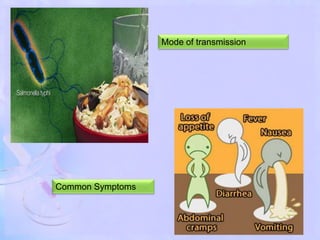 Mode of transmission
Common Symptoms
 