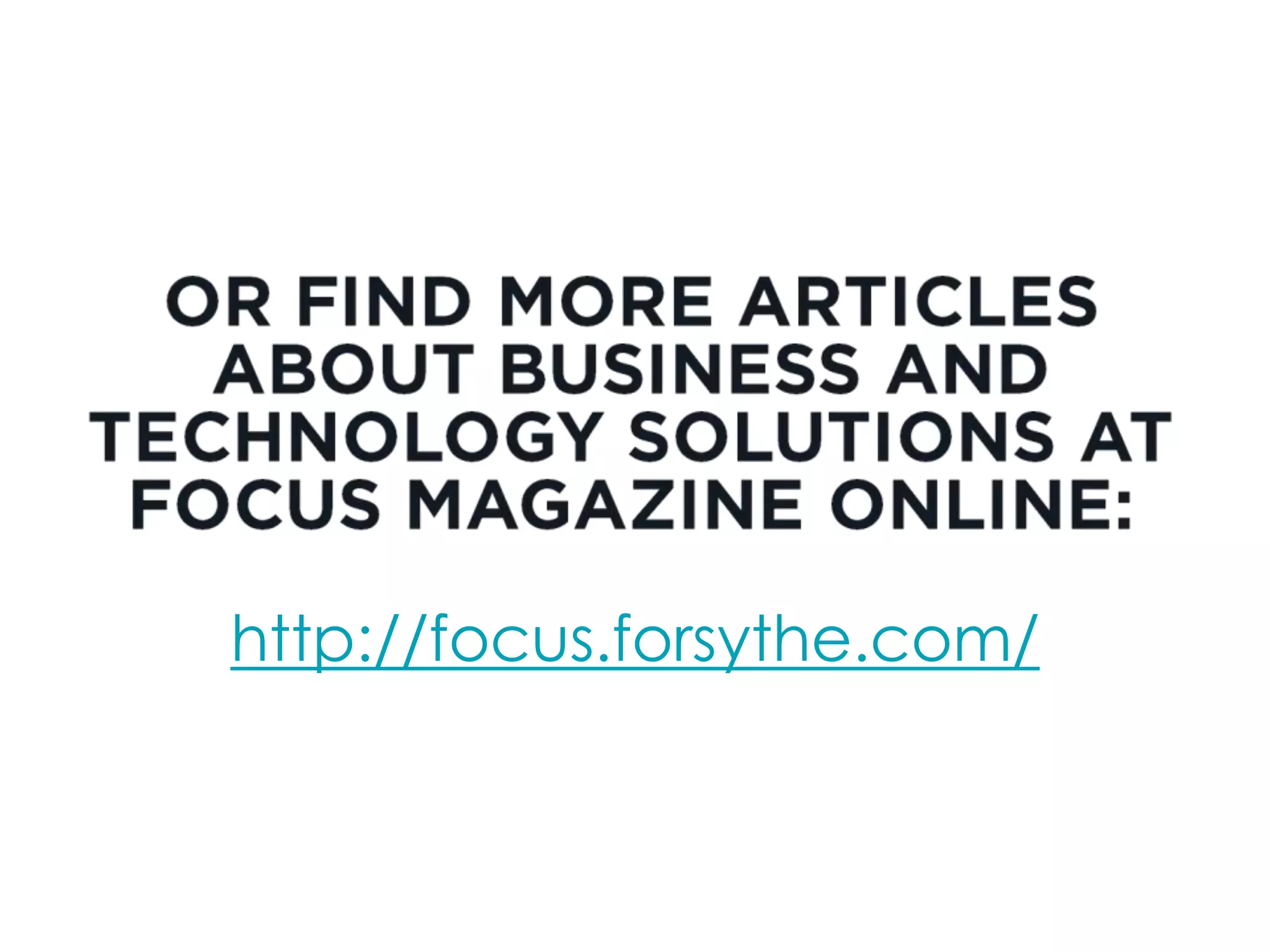 96
http://focus.forsythe.com/