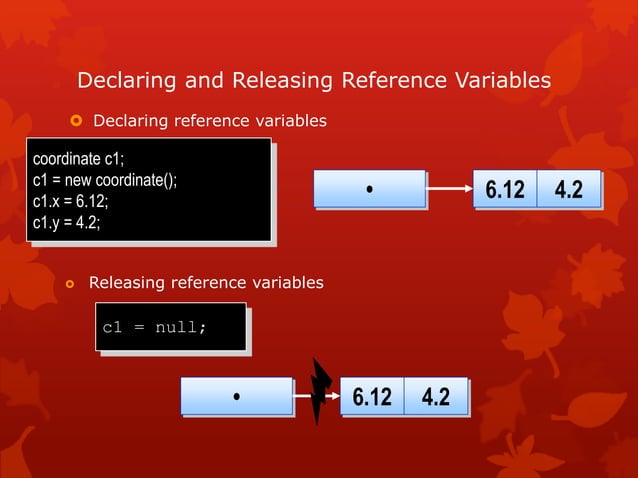 Module 9 : using reference type variables | PPT