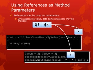Module 9 : using reference type variables | PPT