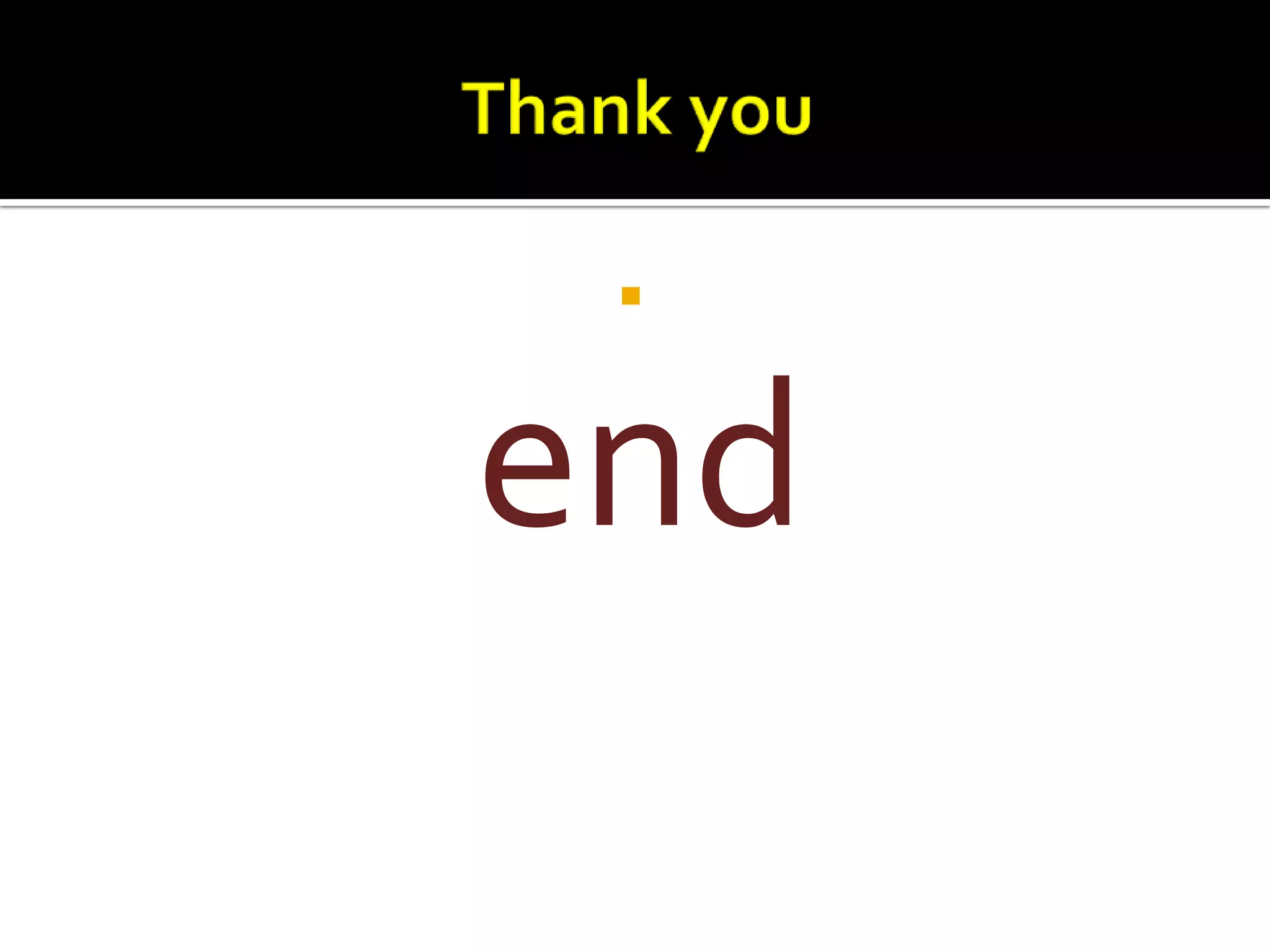 Thank youend