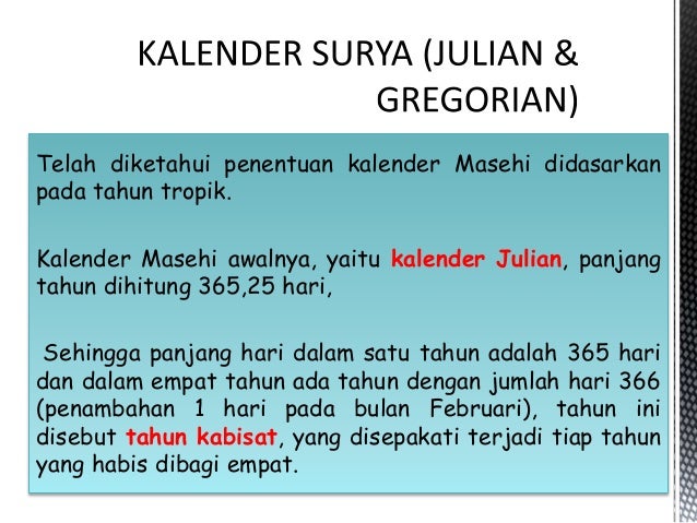Astronomi Waktu Dan Kalender