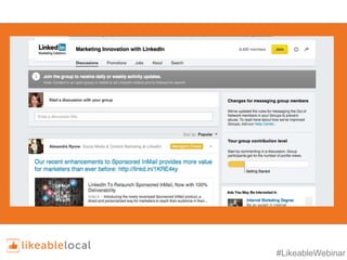 #LikeableWebinar
 