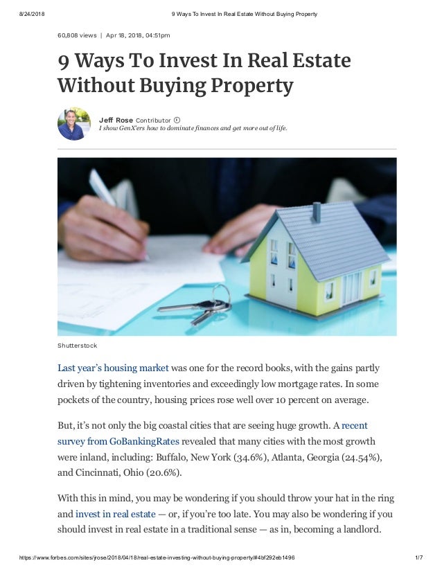 where should i invest in real estate