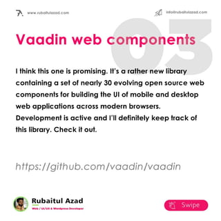 9 web components ui libraries you should know in 2020