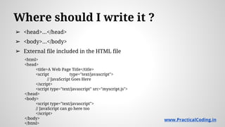 Introduction to java_script | PPT