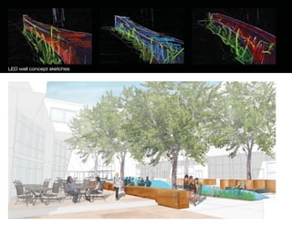 LED wall concept sketches
 