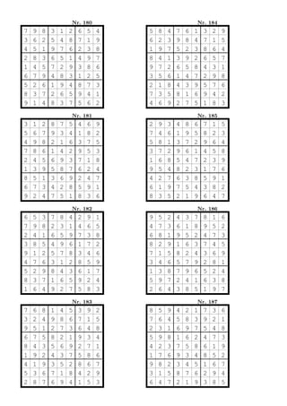 sudoku 9x9 | PDF